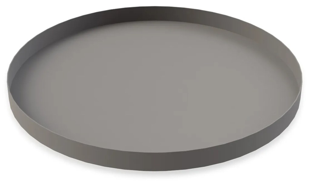 Podnos Tray, okrúhly – šedý