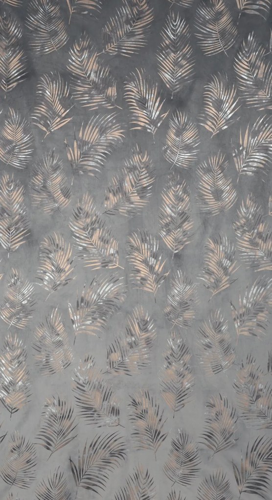 ZATEMŇOVACÍ ZÁVES NA KRÚŽKOCH GLORIA 140X250 CM VZOROVANÁ