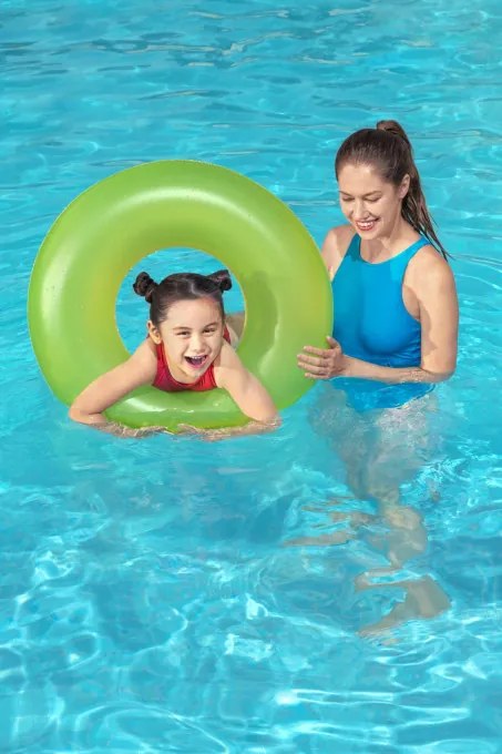 Nafukovacie koleso Bestway 36024 NEON zelené 76cm