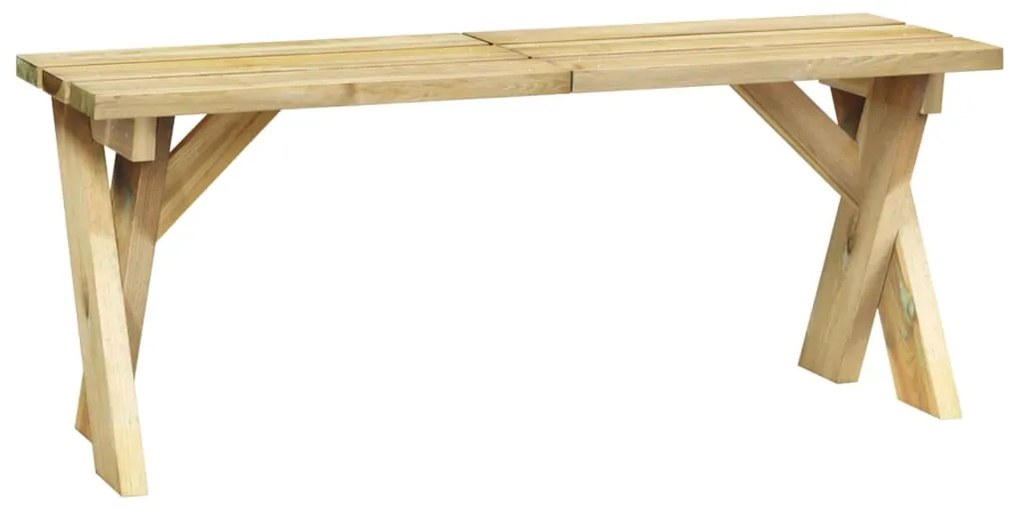vidaXL Záhradná lavička 110 cm impregnovaná borovica