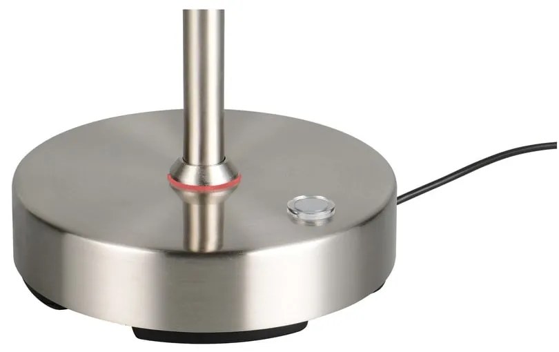 LED stolová lampa v striebornej farbe (výška 45 cm) Moreno – Trio