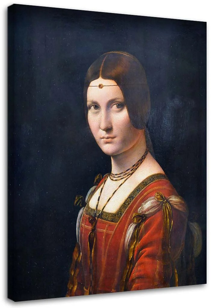Gario Obraz na plátne La belle feronierre - Leonardo da Vinci, reprodukcia Rozmery: 80 x 120 cm