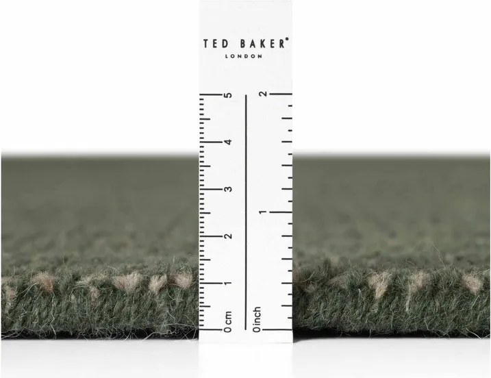 Tmavozelený ručne tkaný vlnený koberec 120x170 cm Greenwich – Ted Baker