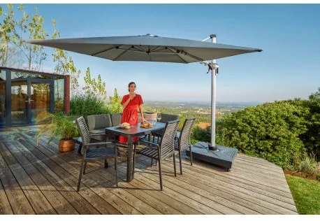 Doppler ACTIVE 350 x 260 cm - záhradný slnečník s bočnou tyčou - 2. akosť (S259)