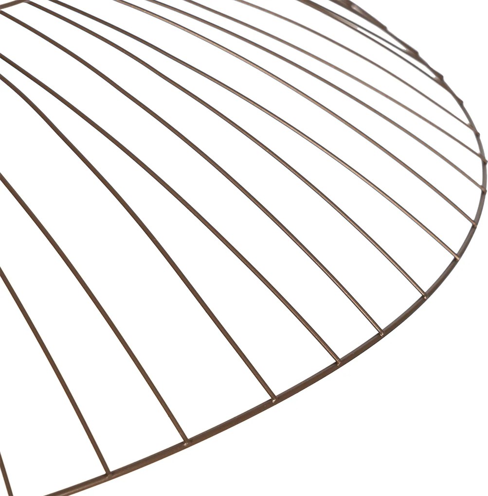 Inteligentné závesné svietidlo tmavý bronz s dvojitým tienidlom vrátane Wifi G95 - Pua