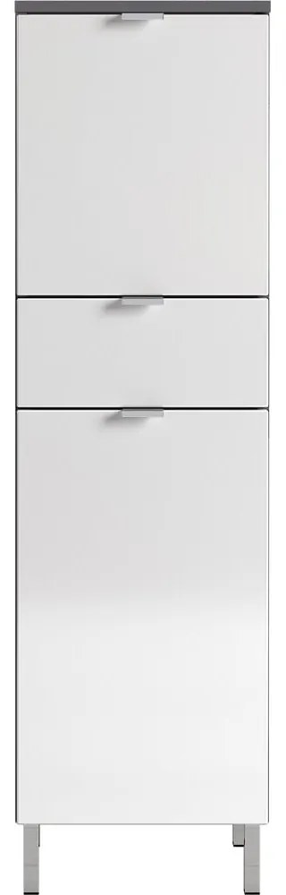 Bielo-sivá skrinka Germania Mauresa, výška 120 cm