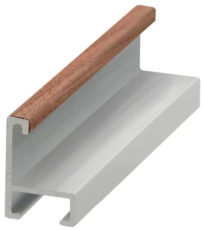DANTIK rám na obraz 70x100 | ALU Dýha ořech lak matný (Plexi Čiré)