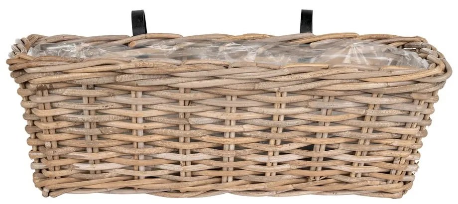 Závesný kvetináč z prútia 60 cm Batu – House Nordic