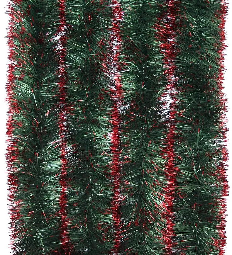 Girlanda pr. 7 cm dl. 2 m zeleno-červená 10301-02