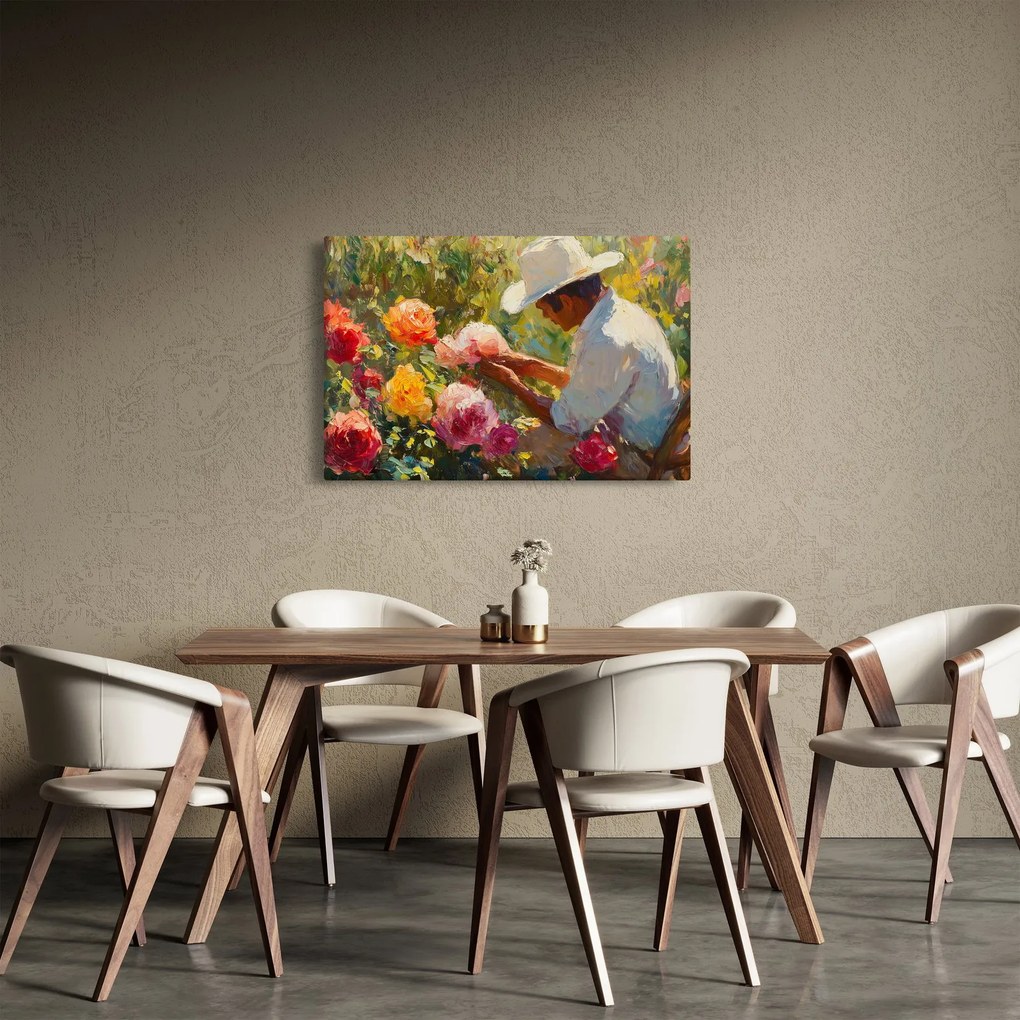 Obraz - Záhradník (90x60 cm)