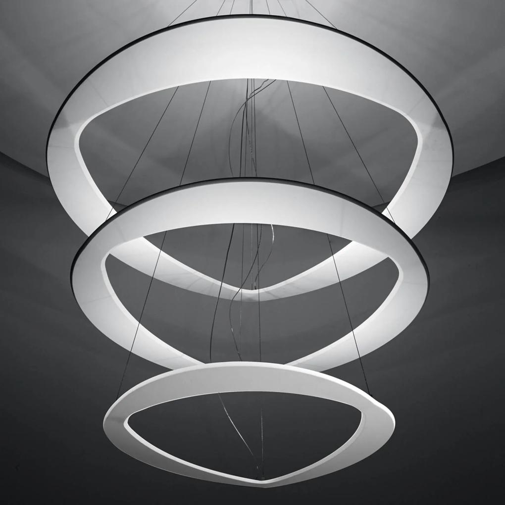 ICONE Diadema biele závesné LED svietidlo