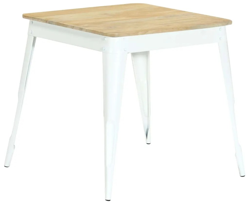 vidaXL Jedálenský stôl 75x75x76 cm, mangový masív