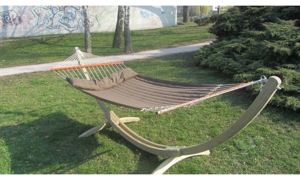 Hojdacia sieť Exclusive pre dvoch, hnedá