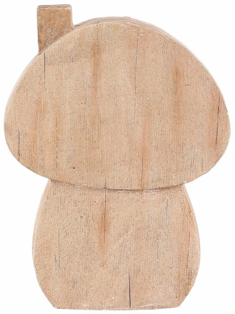 Jesenná dekorácia Hubový domček s osvetlením, 24 x10 x 32 cm, horčík, imitácia dreva