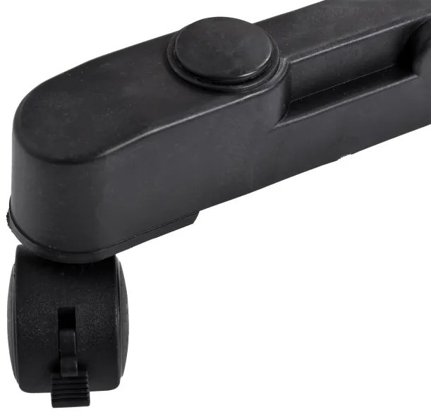 Vešiakový stojan na kolieskach DEKA čierny