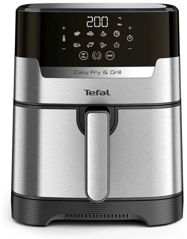 Teplovzdušná fritéza Tefal Easy Fry&Grill 2in1 Precision 4.2L EY505D15 Inox (použité)