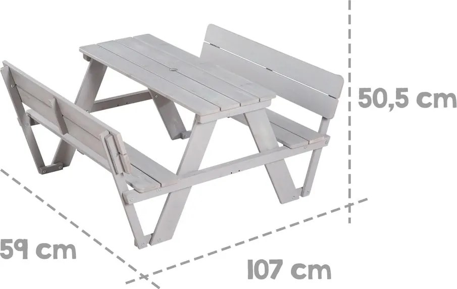 Detský záhradný set Picnic - Roba