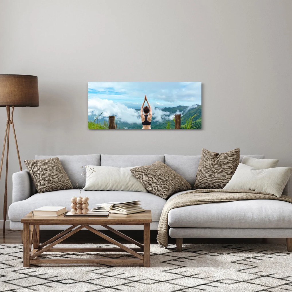 Obraz - Jóga (120x50 cm)