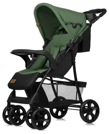 Lionelo - športový kočík EMMA PLUS zelený/čierny