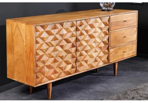 Komoda 43737 Alpine 145cm Drevo Acacia Honey  - Komfort-nábytok