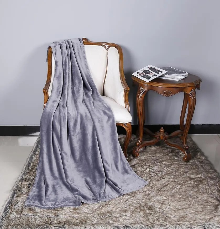 Deka Laguna 130x170 tmavosivá