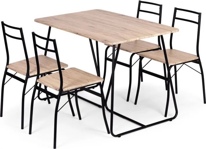 Sada nábytku do jedálne, kuchyne, stôl, 4 stoličky PARIS