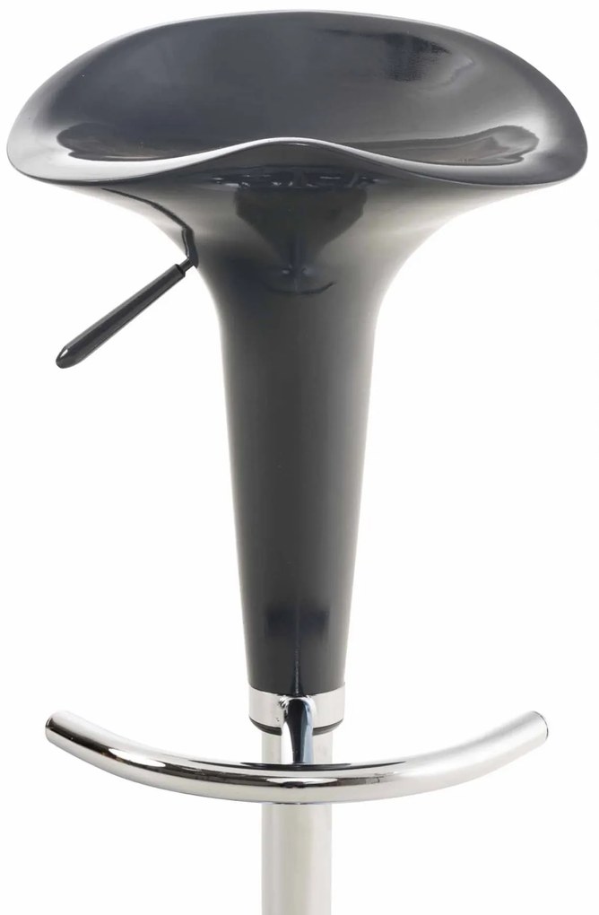 Plastová barová stolička Shine - Sivá