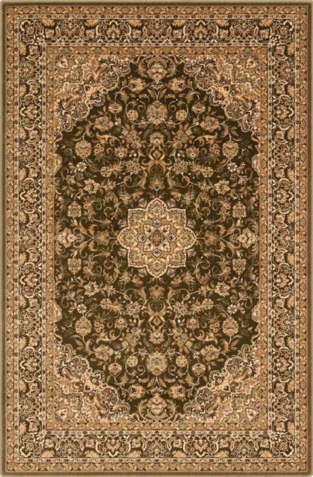 Koberec Agnella Isfahan Damo olivový