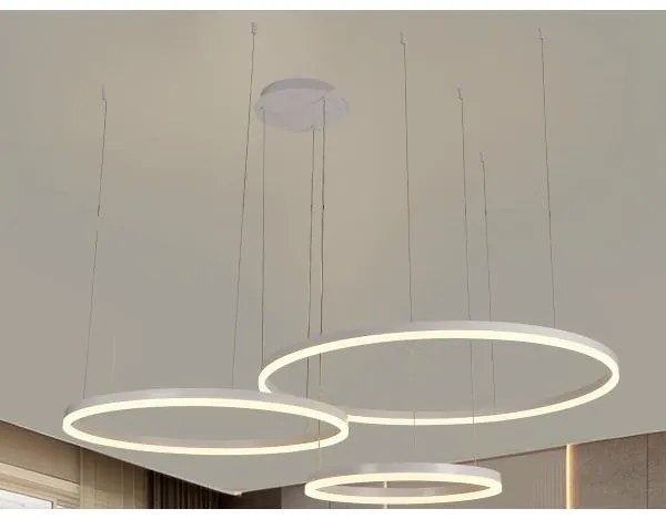 LED Stmievateľný luster na lanku LED/125W/230V 3000-6500K + diaľkové ovládanie