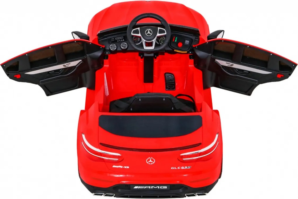 Ramiz Mercedes Benz GLC63S pre deti Červené SUV + diaľkové ovládanie