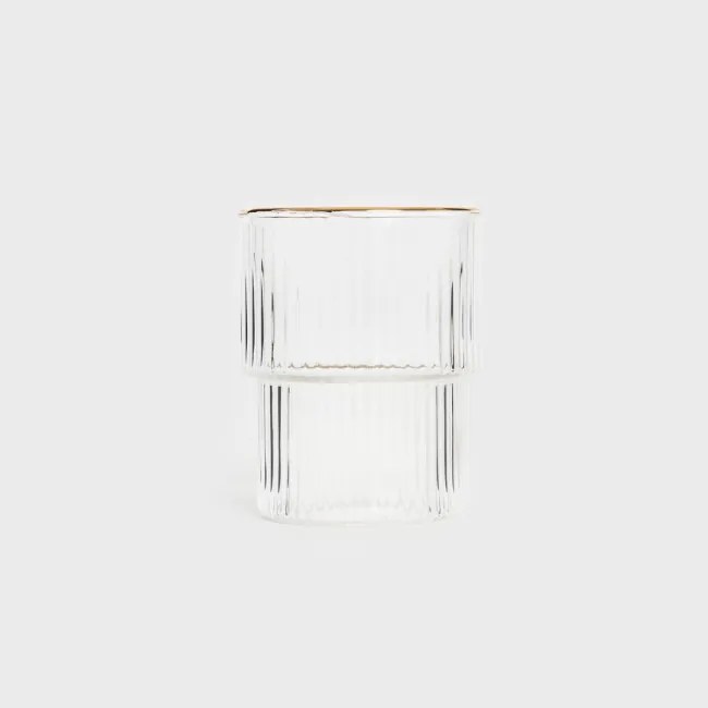 Pohár LYNN so zlatým okrajom 725784 320 ml