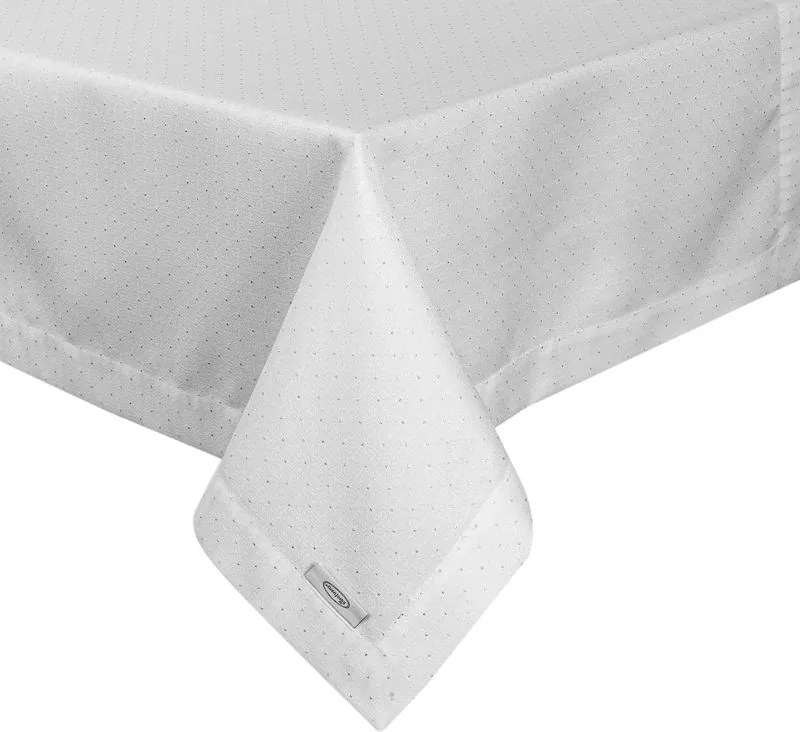 OBRUS ELLEN 140X220 CM BIELY