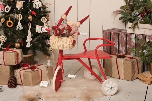 Detská trojkolka červená