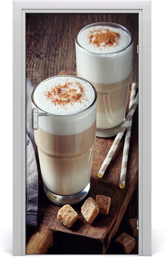 Fototapeta na dveře samolepící Káva latte
