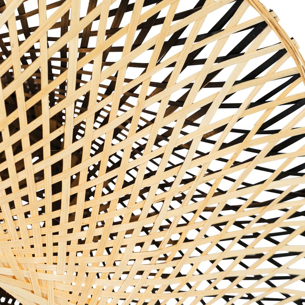 Orientálne vonkajšie stropné svietidlo bambusové 50 cm IP44 - Rina