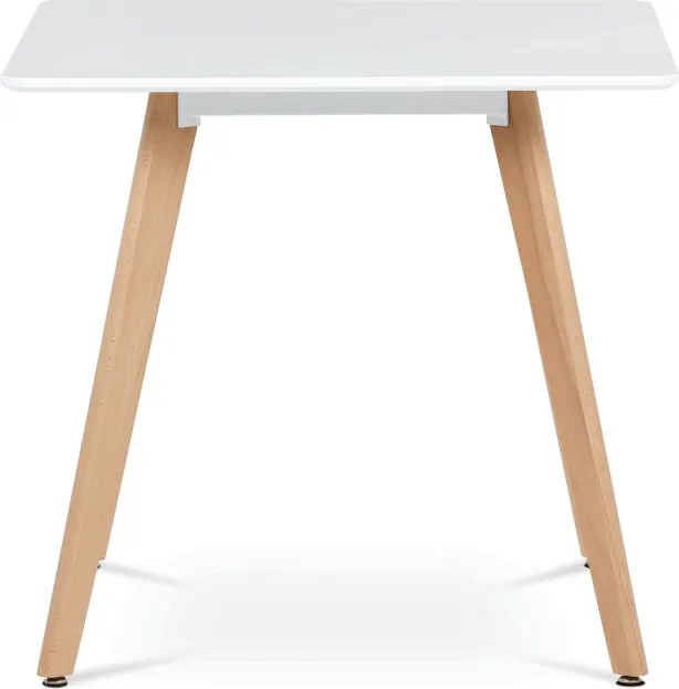 Jedálenský stôl DT-312 biely / naturálny