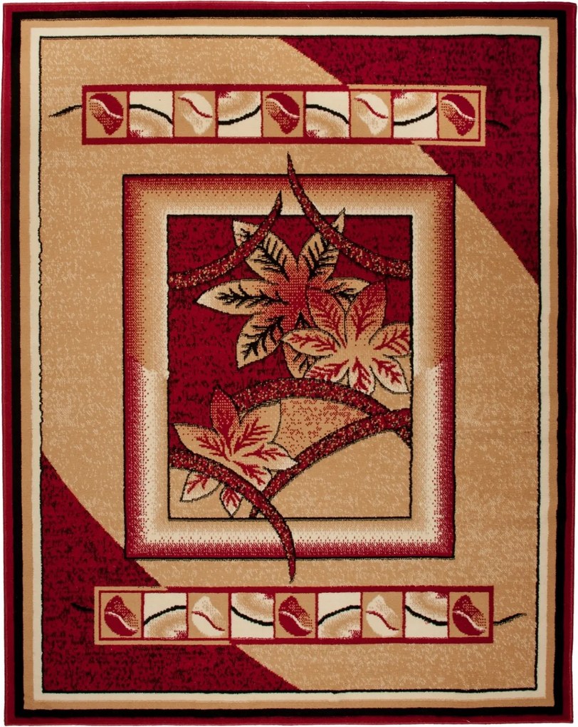 TA Koberec 1912B ČERVENÝ ATLAS PP Rozmer: 130x190 cm