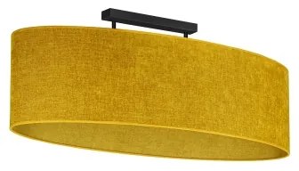 Duolla - Prisadený luster OVAL 2xE27/15W/230V hnedá