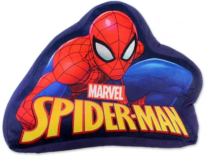 Tvarovaný 3D vankúš Spiderman - 40 x 32 cm