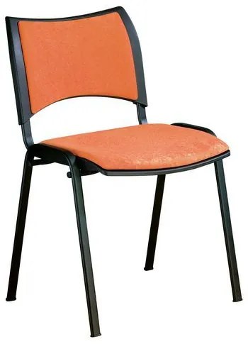 Konferenčná stolička Smart Black, oranžová