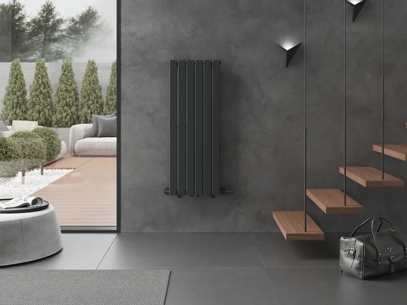 Mexen Boston, vykurovacie teleso 1200x452 mm, 611 W, antracitová, W213-1200-452-00-66
