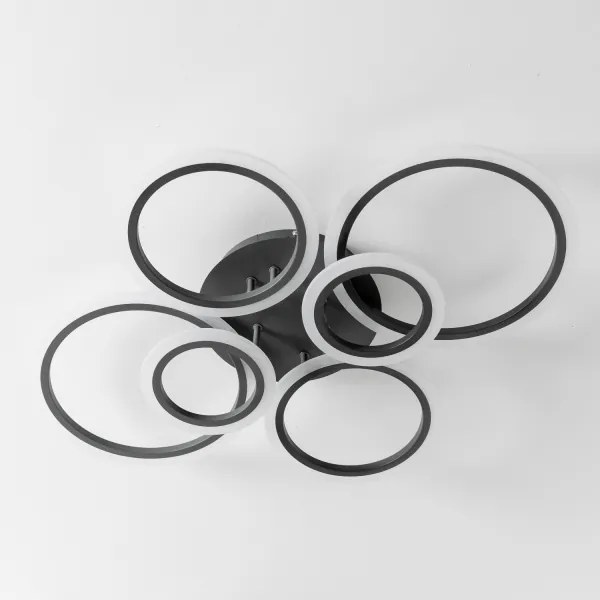 Brilagi - LED Stmievateľný prisadený luster ORBITS LED/85W/230V 3000-6500K antracit + DO