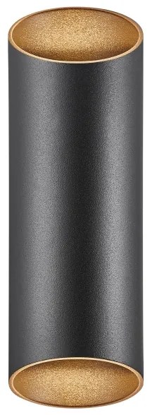 Nordlux - Vonkajšie nástenné svietidlo NICO 2xGU10/35W/230V IP54 čierna