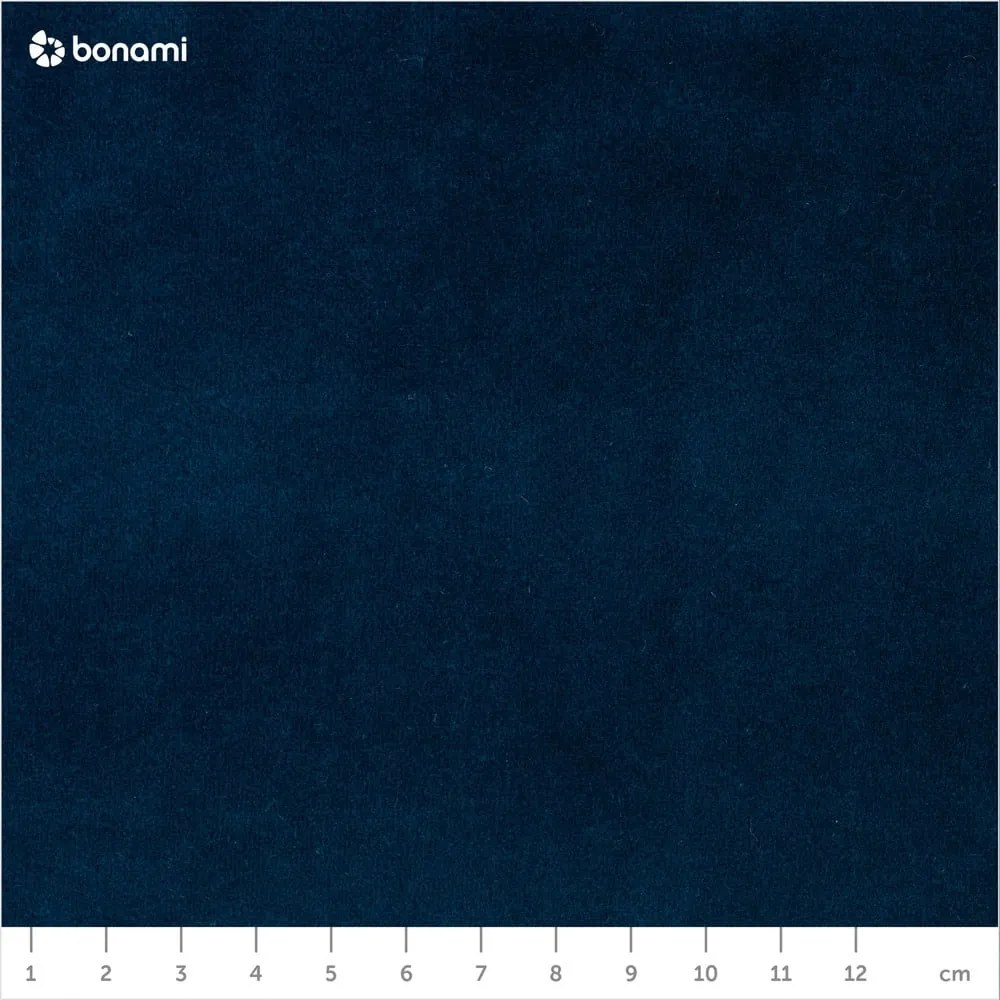 Modrá zamatová leňoška Cosmopolitan Design Vienna, ľavý roh
