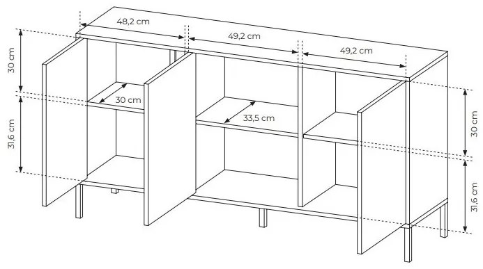 Skrinka Danton 3D (béžová). Akcia -19%. Vlastná spoľahlivá doprava až k Vám domov. 1071341