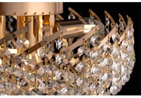 Maytoni DIA120-06-G - Stropné svietidlo KAROLINA 6xE14/40W/230V