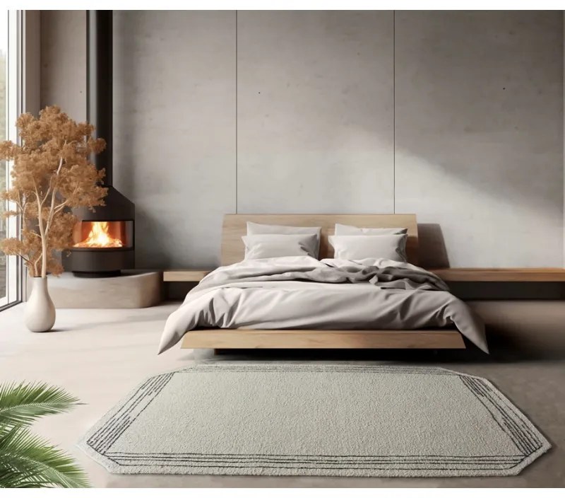 Koberec GALED 160 x 230 cm z pravej vlny