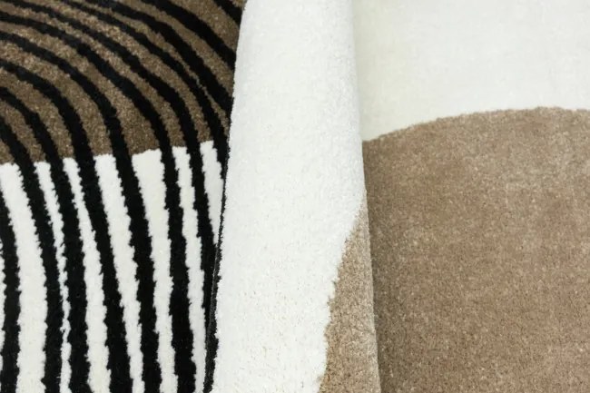 Koberec CLARA 02923A krémový / hnedý