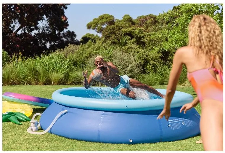 Crivit Bazén Quick Up s filtračným čerpadlom, Ø 300 x 76 cm  (100389761)