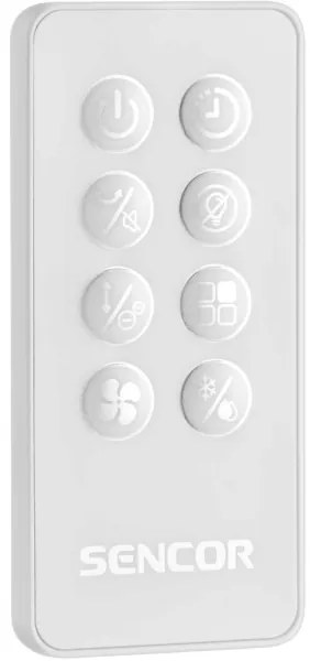 Sencor- Inteligentný mobilný ochladzovač vzduchu 60W/230V Wi-Fi biela + diaľkové ovládanie